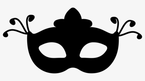 Carnival Mask Png - Mardi Gras Mask Silhouette, Transparent Png, Transparent PNG