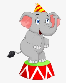 Transparent Circus Elephant Clipart, HD Png Download, Transparent PNG