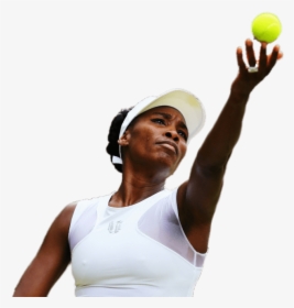 Venus Williams Throwing The Ball - Serena Williams Transparent Background, HD Png Download, Transparent PNG