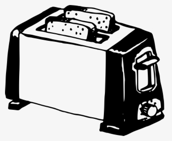 Toaster - Toaster In Black And White, HD Png Download, Transparent PNG