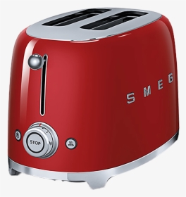 Smeg Tsf01rdeu , Png Download - Smeg 2 Slice Toaster Red, Transparent Png, Transparent PNG