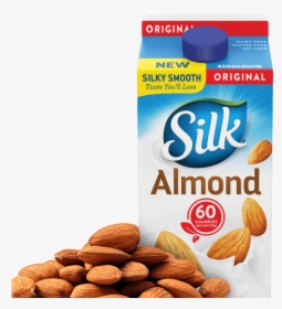 Almond - Silk Almond Milk Sweetened, HD Png Download, Transparent PNG