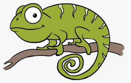 How To Draw Chameleon - Chameleon Drawing Easy, HD Png Download, Transparent PNG