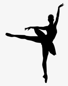 Standing,performing Arts,balance - Silhouette Ballet Dancers Png, Transparent Png, Transparent PNG
