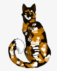 Cat Clipart Calico Tabby - Domestic Short-haired Cat, HD Png Download, Transparent PNG