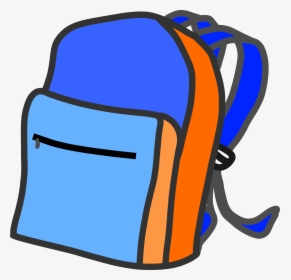 Transparent Backpack Clip Art - Transparent Background Backpack Clipart, HD Png Download, Transparent PNG