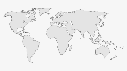 Free Png Map - World Map Png Transparent, Png Download, Transparent PNG