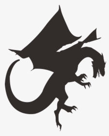 Dragon - Dragon Silhouette No Background, HD Png Download, Transparent PNG
