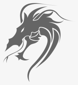 Dragon Tattoos Png Transparent Images - Transparent Dragon Head Logo, Png Download, Transparent PNG