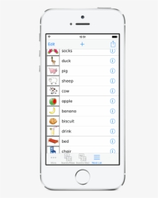 Special Words Ios Word List - Delete List On Mobile, HD Png Download, Transparent PNG