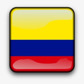 Square,yellow,line - Boton Bandera Colombia Png, Transparent Png, Transparent PNG