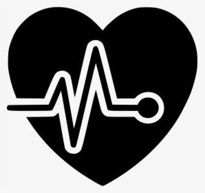 Pulse - Heart With Pulse Icon, HD Png Download, Transparent PNG