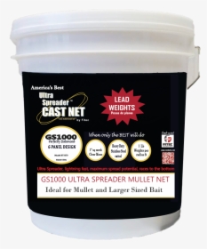 Cast Net Gs 1000 Mullet - Plastic, HD Png Download, Transparent PNG