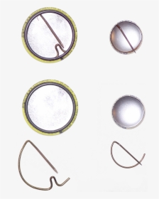 Pin-back Button Assembly - Back Of Button Pins, HD Png Download, Transparent PNG