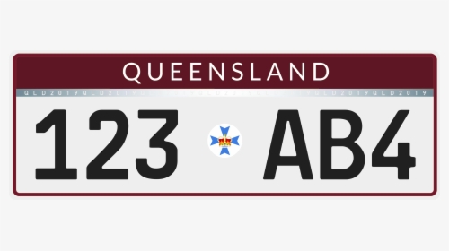 2019 Queensland Registration Plate - Diplomatenkennzeichen, HD Png Download, Transparent PNG