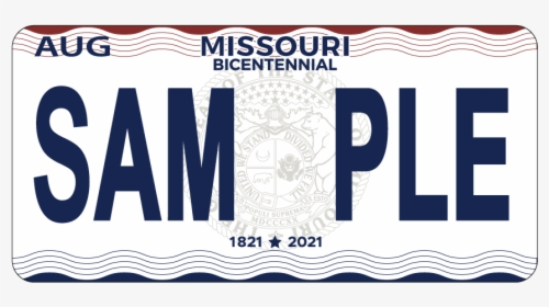 Missouri Bicentennial License Plate, HD Png Download, Transparent PNG