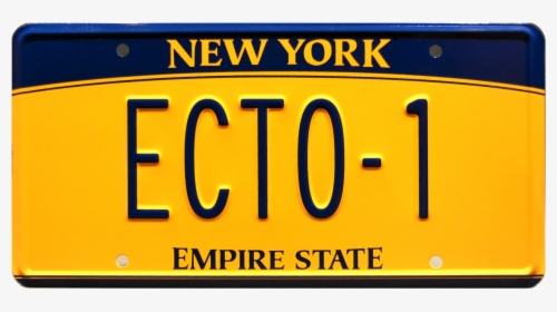 Ghostbusters Ecto 1 License Plate, HD Png Download, Transparent PNG