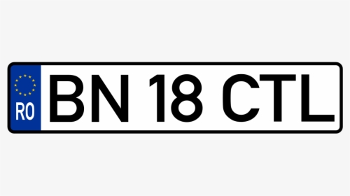 Italy Car Number Plate, HD Png Download, Transparent PNG