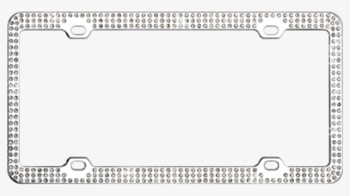 Chrome Coated Metal With Triple Row White Diamonds - Tool, HD Png Download, Transparent PNG