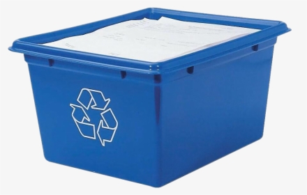 Blue Recycle Bin Png Images Hd - Recycling Box, Transparent Png, Transparent PNG