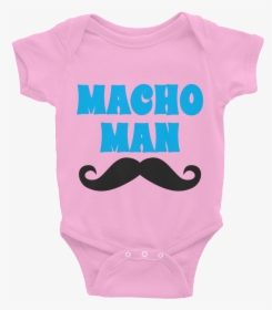 Macho Man Onesie - Moustache, HD Png Download, Transparent PNG