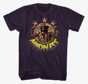 Madness Macho Man Randy Savage T-shirt - Skid Row Band T Shirt, HD Png ...