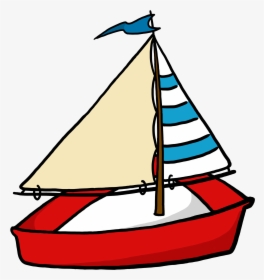 Toy Sailboat Clipart - Yacht Clipart, HD Png Download, Transparent PNG