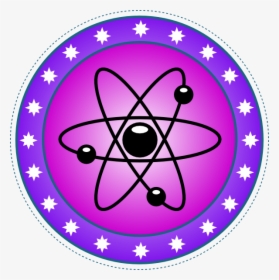 Nuclear Science Symbol Svg Clip Arts - Transparent Background Atom Model Clipart, HD Png Download, Transparent PNG
