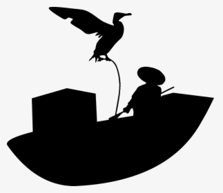 Fisherman, Fishing, Boat, Silhouette, Traditional - Silhueta Pescadores Png, Transparent Png, Transparent PNG