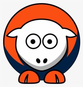 Sheep 3 Toned Denver Broncos Team Colors Svg Clip Arts - College Football, HD Png Download, Transparent PNG