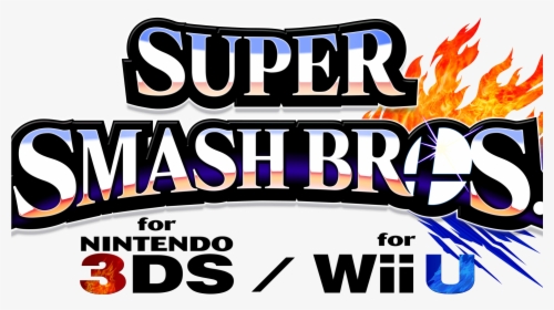 Transparent Wii U Png - Super Smash Bros For Nintendo 3ds And Wii U Logo, Png Download, Transparent PNG