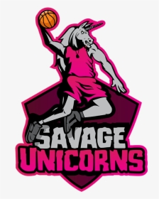 Savage Unicorns Clipart , Png Download - Dribble Basketball, Transparent Png, Transparent PNG