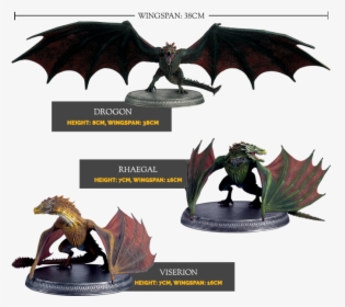 Game Of Thrones Dragon Drogon Statue, HD Png Download, Transparent PNG