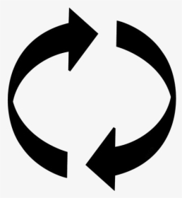 Recycle Icon Png Transparent Images - Arrows Going Around In A Circle, Png Download, Transparent PNG