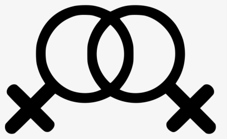 Lesbian Symbol Png - Lgbt Lesbian Png, Transparent Png, Transparent PNG