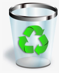 Transparent Trash Can Clip Art - Recycle Bin Png, Png Download, Transparent PNG