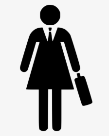 Computer Icons Businessperson - Female Business Person Icon, HD Png Download, Transparent PNG