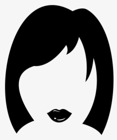Haircut Clipart Woman Hair - Ladies Hair Clip Art, HD Png Download, Transparent PNG