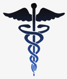 Caduceus Medical Symbol Black - Clip Art Medical Symbol, HD Png Download, Transparent PNG
