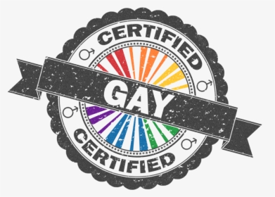 Gay Pride Png - Gay Certified, Transparent Png, Transparent PNG