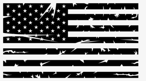 Flag Svg Distressed - Truck Distressed American Flag Decal, HD Png Download, Transparent PNG