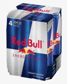 Energy-shot - Red Bull Energy Drink 4 Pack, HD Png Download, Transparent PNG