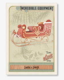 Santa S Sleigh 2019 Topps Allen & Ginter Oversized - Magento, HD Png Download, Transparent PNG