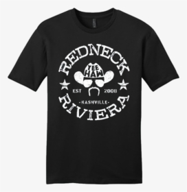 Redneck Riviera Unisex Black Yee Haw Tee   Title Redneck - District Dt6000 Heather Navy, HD Png Download, Transparent PNG