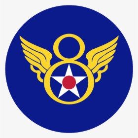 8th Air Force Shirt , Png Download - Eighth Air Force Emblem, Transparent Png, Transparent PNG