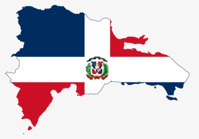 Flag Map Of The Dominican Republic - Dominican Republic Flag Country, HD Png Download, Transparent PNG
