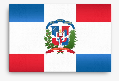 Dominican Republic Flag Wall Art - Dominican Republic Flag, HD Png Download, Transparent PNG