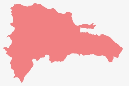 Outline Of The Dominican Republic Map - Dominican Republic Map Silhouette, HD Png Download, Transparent PNG