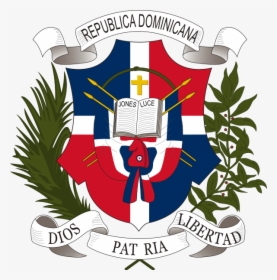 Coat Of Arms Of The Dominican Republic - Dominican Republic Logo Png, Transparent Png, Transparent PNG