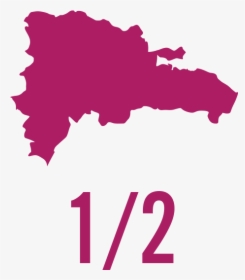 Icon - Dominican Republic Map Silhouette, HD Png Download, Transparent PNG